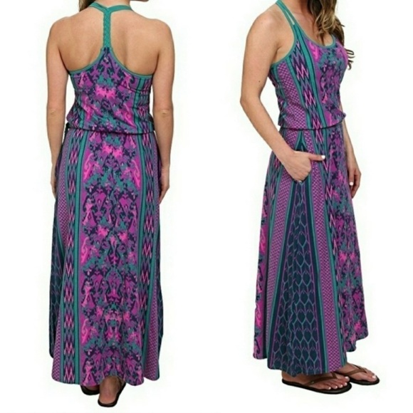 The North Face Colorful Racerback Maxi Dress EUC - Picture 2 of 16